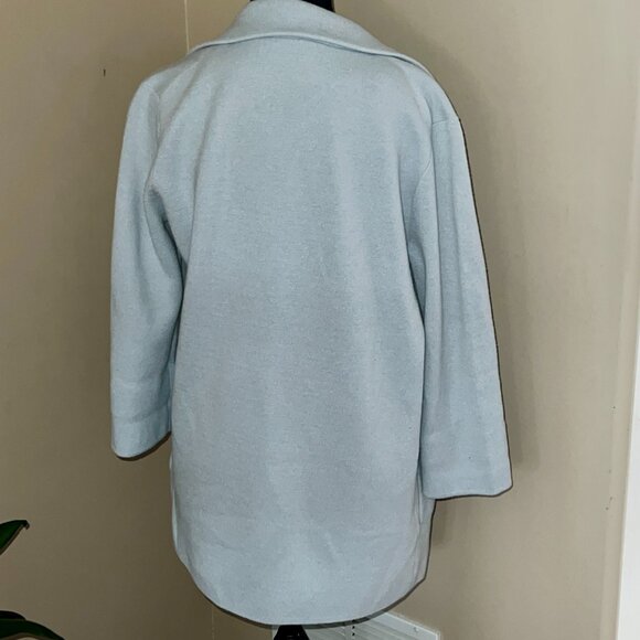 J.Crew Sophie open Front Sweater Blazer Light Blue - Picture 6 of 7